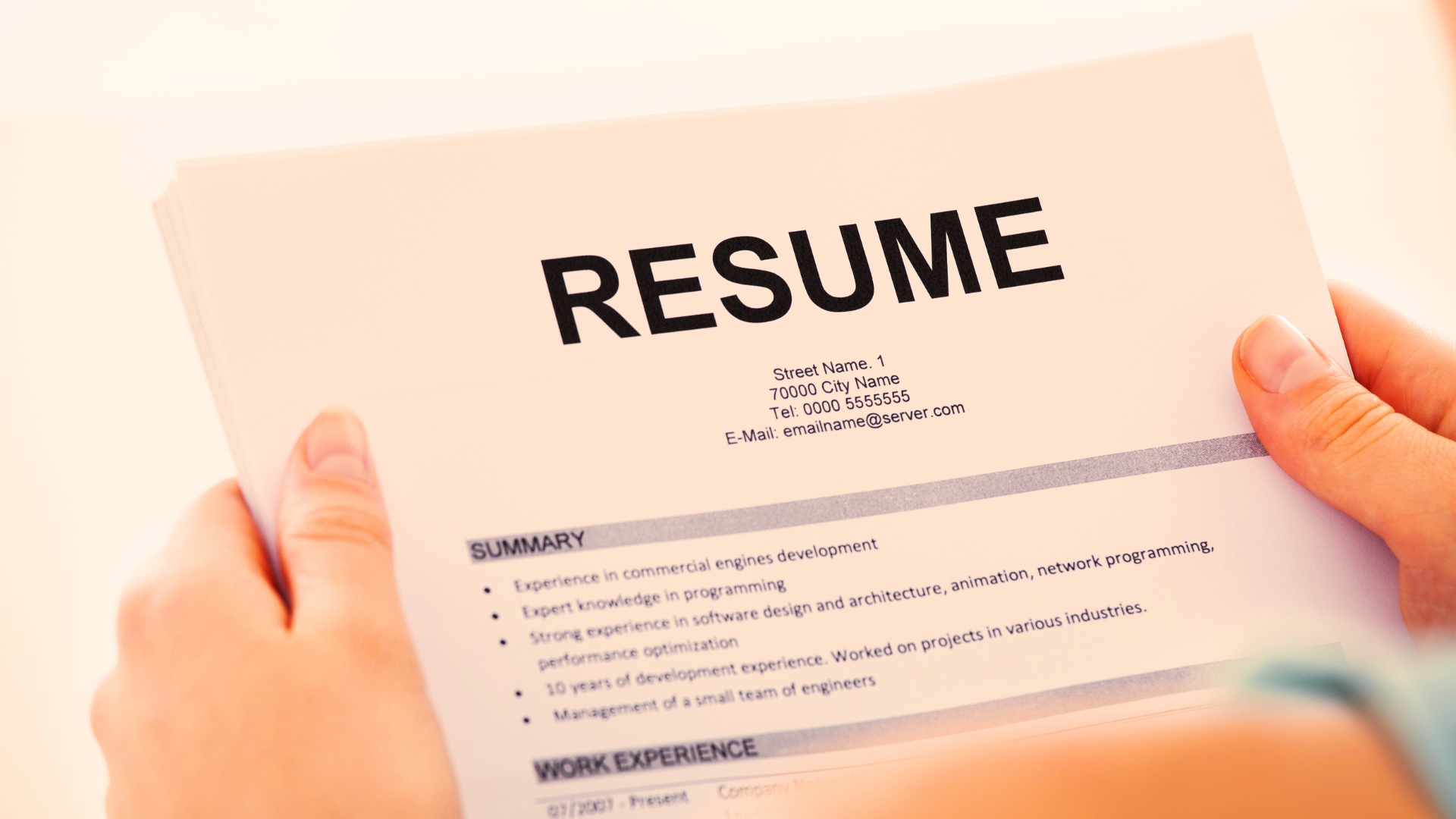 Art of Resume Building
